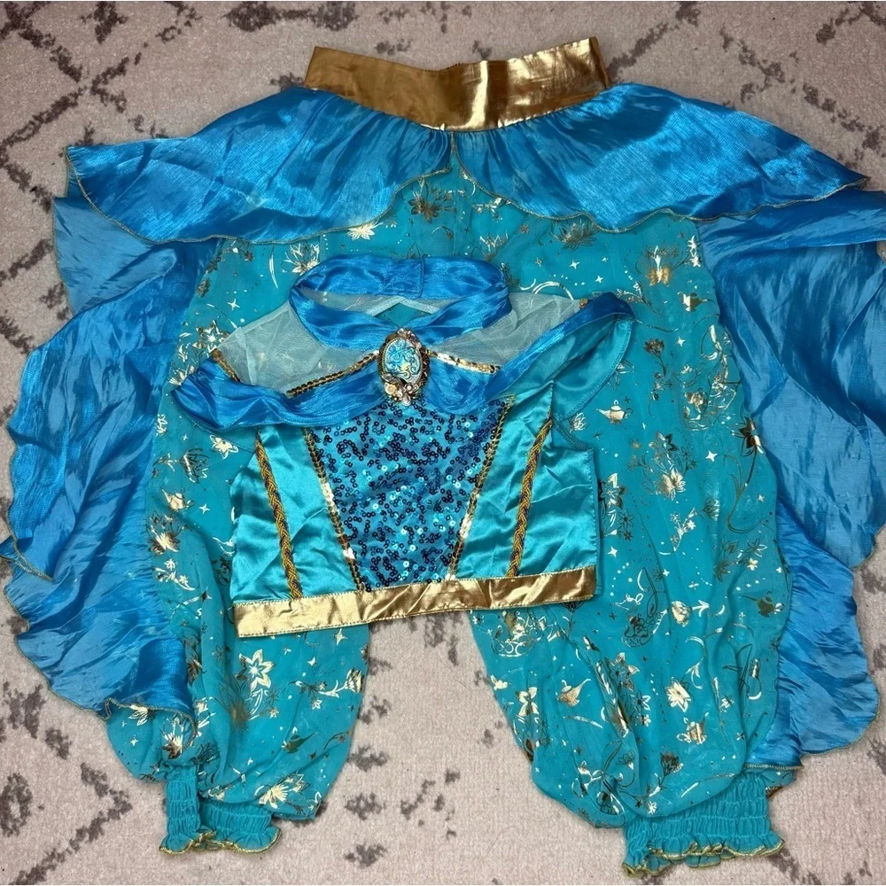 DISNEY Princess Jasmine 2 Piece Halloween Dress Up Costume